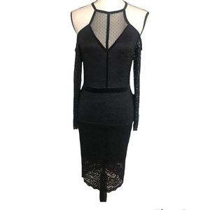 NWT Express black lace dress size 00